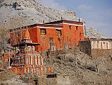 Mustang 02 10-4 Geiling New Gompa Geiling has two gompas on the north hill. I tried to visit the newer Geiling gompa twice, but the caretaker with the keys was nowhere to be found.